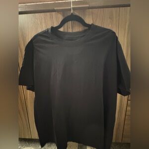 LULULEMON ALL YOURS COTTON ORGANIC CREWNECK TEE- BLACK- SIZE L- GREAT CONDITION!